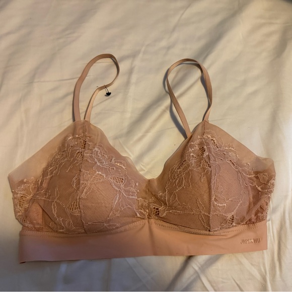 Jason Wu Lace Bralette Trio - Black, Green, and Light Pink - Picture 6 of 9